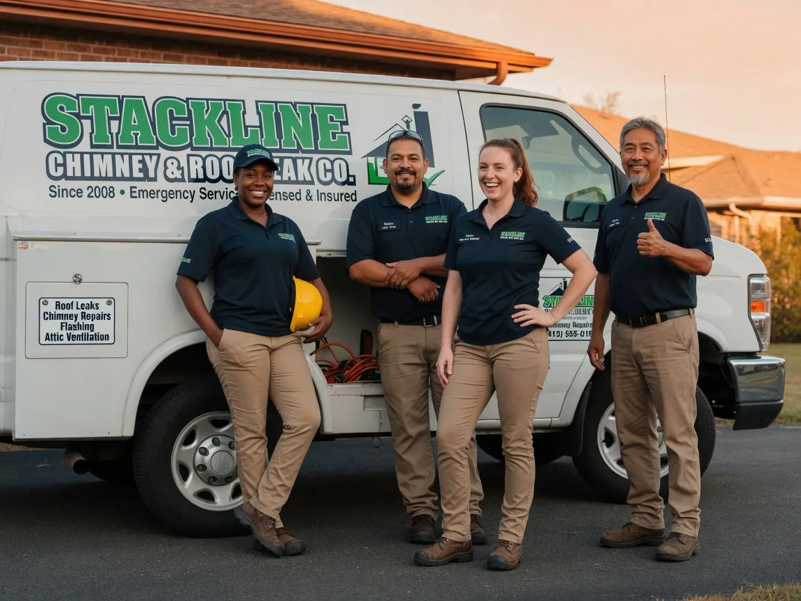 Chimney flashing repair company in Huntington, MA